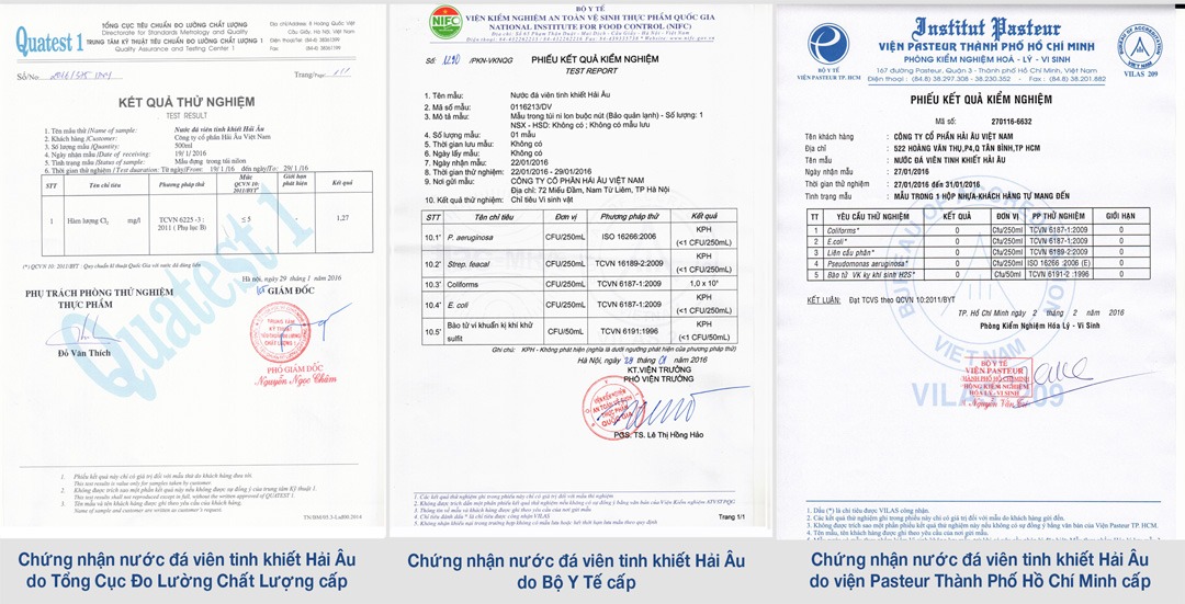 mẫu chứng nhận máy làm đá hải âu mẫu chứng nhận máy làm đá hải âu