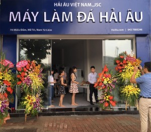 Showroom máy làm đá Hải Âu