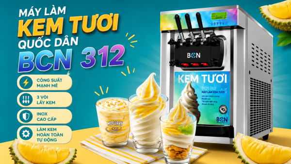 Máy Làm Kem Tươi Bcn 312 tại sự kiện masterclass 2026