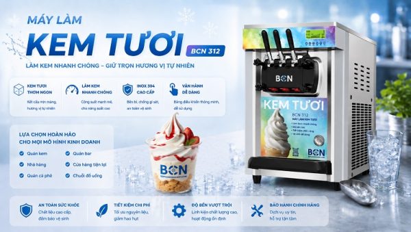 Máy Làm Kem Tươi Bcn 312 tại sự kiện masterclass 2026